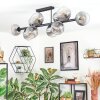 Koyoto lampa sufitowa, kula świetlna przezroczysty, przydymiony, 10-punktowe