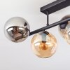 Gastor lampa sufitowa, kula świetlna bursztynowy, przydymiony, 5-punktowe