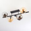 Gastor lampa sufitowa, kula świetlna bursztynowy, przezroczysty, przydymiony, 5-punktowe