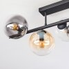 Gastor lampa sufitowa, kula świetlna bursztynowy, przezroczysty, przydymiony, 5-punktowe