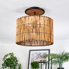 Cando lampa sufitowa kolory naturalne, czarny, 1-punktowy