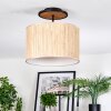 Bongal Lampa sufitowa Ecru, Czarny, 1-punktowy