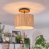 Bongal Lampa sufitowa Ecru, Czarny, 1-punktowy