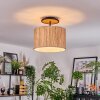 Bongal Lampa sufitowa Ecru, Czarny, 1-punktowy