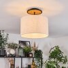 Bassagoda Lampa sufitowa Ecru, Czarny, 1-punktowy