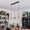 Gastor lampa wisząca, kula świetlna, lampa wisząca bursztynowy, przezroczysty, przydymiony, 3-punktowe