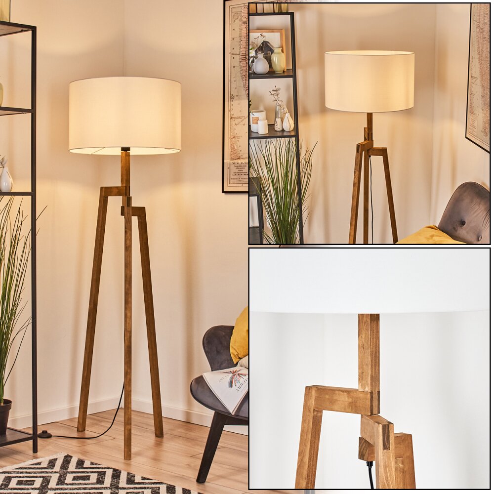 Flemming Lampa stojąca Ecru, Czarny, 1-punktowy main product photo