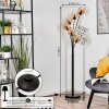 Koyoto lampa stojąca 40 cm bursztynowy, 6-punktowe