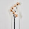 Koyoto lampa stojąca 40 cm bursztynowy, 6-punktowe