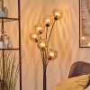 Koyoto lampa stojąca 40 cm bursztynowy, 6-punktowe