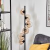 Koyoto lampa stojąca 34 cm bursztynowy, 6-punktowe
