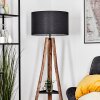 Flemming lampa stojąca kolory naturalne, czarny, 1-punktowy