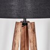 Flemming lampa stojąca kolory naturalne, czarny, 1-punktowy