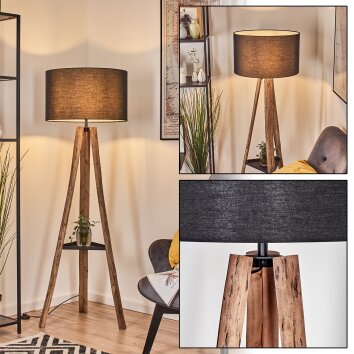 Flemming Lampa stojąca Ecru, Czarny, 1-punktowy