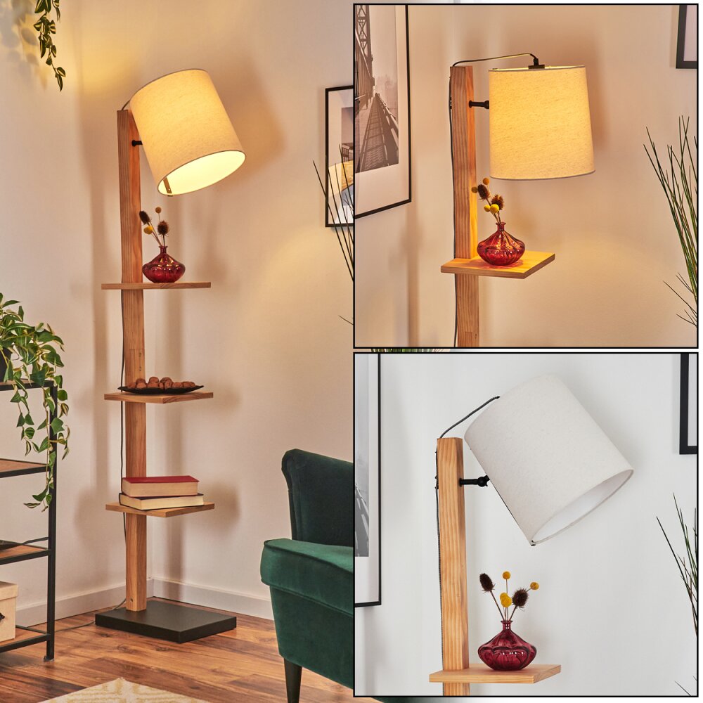 Venor Lampa stojąca Brązowy, Ecru, Czarny, 1-punktowy main product photo
