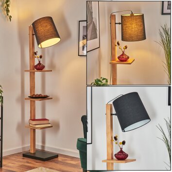 Venor Lampa stojąca Brązowy, Ecru, Czarny, 1-punktowy