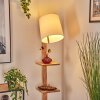 Venor lampa stojąca brązowy, kolory naturalne, czarny, 1-punktowy
