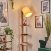 Venor lampa stojąca ciemnobrązowy, kolory naturalne, czarny, 1-punktowy