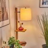 Venor lampa stojąca ciemnobrązowy, kolory naturalne, czarny, 1-punktowy