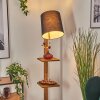 Venor lampa stojąca ciemnobrązowy, kolory naturalne, czarny, 1-punktowy