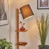 Venor lampa stojąca ciemnobrązowy, kolory naturalne, czarny, 1-punktowy