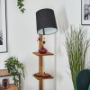 Venor lampa stojąca ciemnobrązowy, kolory naturalne, czarny, 1-punktowy