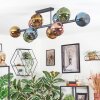 Koyoto lampa sufitowa, kula świetlna niebeieski, złoty, zielony, miedziany, 10-punktowe