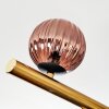 Chehalis Lampa sufitowa, Kula świetlna Złoty, Czarny, 10-punktowe