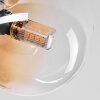 Chehalis Lampa sufitowa, Kula świetlna 56 cm W kolorze bursztynu, Przezroczysty, 6-punktowe