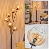 Koyoto Lampa stojąca 40 cm W kolorze bursztynu, Przezroczysty, 6-punktowe