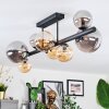 Chehalis Lampa sufitowa, Kula świetlna W kolorze bursztynu, Przydymiony, 8-punktowe