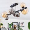 Chehalis lampa sufitowa, kula świetlna bursztynowy, przydymiony, 8-punktowe