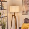 Flemming lampa stojąca kolory naturalne, czarny, 1-punktowy