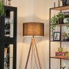 Flemming lampa stojąca kolory naturalne, czarny, 1-punktowy