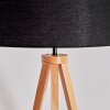 Flemming lampa stojąca kolory naturalne, czarny, 1-punktowy
