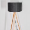 Flemming lampa stojąca kolory naturalne, czarny, 1-punktowy