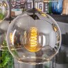 Koyoto lampa wisząca, kula świetlna, lampa wisząca przezroczysty, przydymiony, 6-punktowe