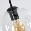 Koyoto lampa wisząca, kula świetlna, lampa wisząca bursztynowy, przezroczysty, przydymiony, 6-punktowe