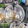 Koyoto lampa wisząca, kula świetlna, lampa wisząca bursztynowy, przezroczysty, przydymiony, 6-punktowe