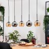 Koyoto lampa wisząca, kula świetlna, lampa wisząca kolory naturalne, czarny, 5-punktowe