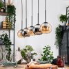 Koyoto lampa wisząca, kula świetlna, lampa wisząca kolory naturalne, czarny, 5-punktowe