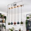 Koyoto Lampa wisząca, Kula świetlna, Lampa wisząca Ecru, Czarny, 5-punktowe