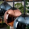 Koyoto Lampa wisząca, Kula świetlna, Lampa wisząca Ecru, Czarny, 5-punktowe