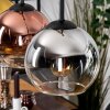 Koyoto Lampa wisząca, Kula świetlna, Lampa wisząca Ecru, Czarny, 5-punktowe Koyoto Lampa wisząca, Kula świetlna, Lampa wisząca Ecru, Czarny, 5-punktowe