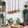 Koyoto Lampa wisząca, Kula świetlna, Lampa wisząca Ecru, Czarny, 5-punktowe Koyoto Lampa wisząca, Kula świetlna, Lampa wisząca Ecru, Czarny, 5-punktowe