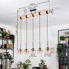 Koyoto Lampa wisząca, Kula świetlna, Lampa wisząca Ecru, Czarny, 5-punktowe