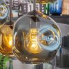 Ripoll lampa wisząca, kula świetlna, lampa wisząca niebeieski, złoty, zielony, miedziany, 6-punktowe