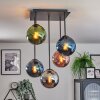 Gastor lampa sufitowa, kula świetlna niebeieski, chrom, zielony, miedziany, przydymiony, 5-punktowe