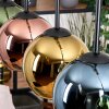 Koyoto lampa wisząca, kula świetlna, lampa wisząca kolory naturalne, czarny, 5-punktowe