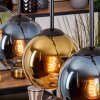 Koyoto Lampa wisząca, Kula świetlna, Lampa wisząca Ecru, Czarny, 5-punktowe